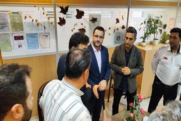 بازدید نماینده مردم تالش، رضوانشهر و ماسال از ستاد شبکه بهداشت و درمان ماسال